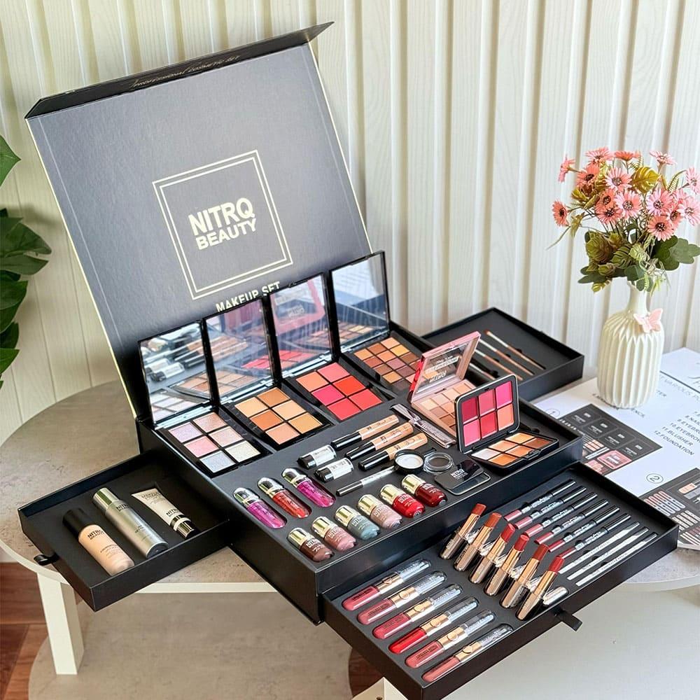 Nitrq Beauty Complete Makeup Kit Distinctive Multi-Colored
